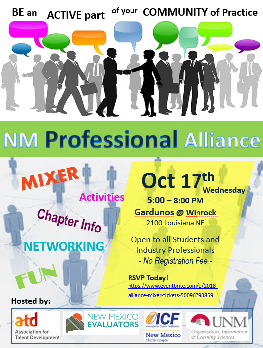 2018 ICFNM Professional Alliance flyer